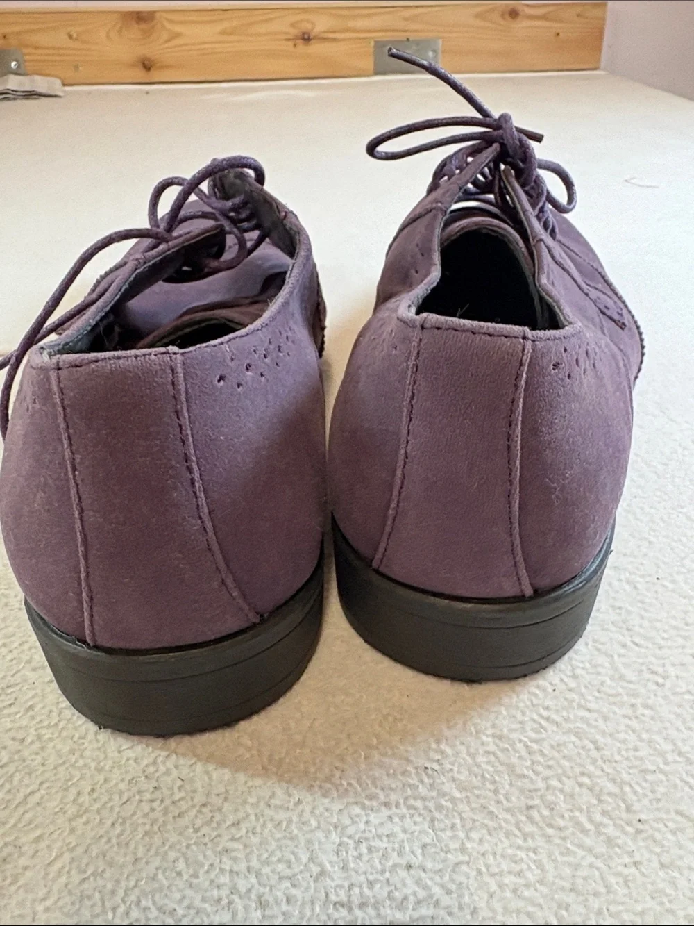 Bravo purple suede